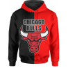 Sudadera Sublimada Toros Chicago Bulls Mitad